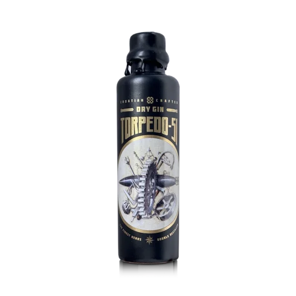 Torpedo-51 0.2L bottle – Croatian dry gin, double distilled with the finest herbs