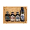 Suza Flavours of Kvarner Gift Set – Laval, Fiumanka, Fiuman and Torpedo-51 Gin in a Wooden Box