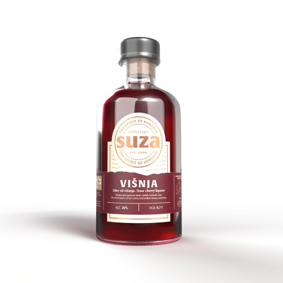Suza Višnja 0.7L – Sour Cherry Liqueur