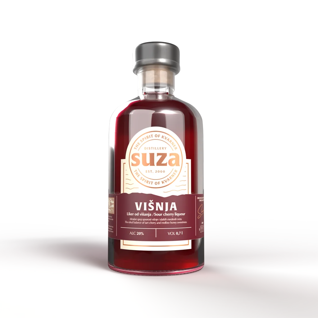 Suza Višnja 0.7L – Sour Cherry Liqueur